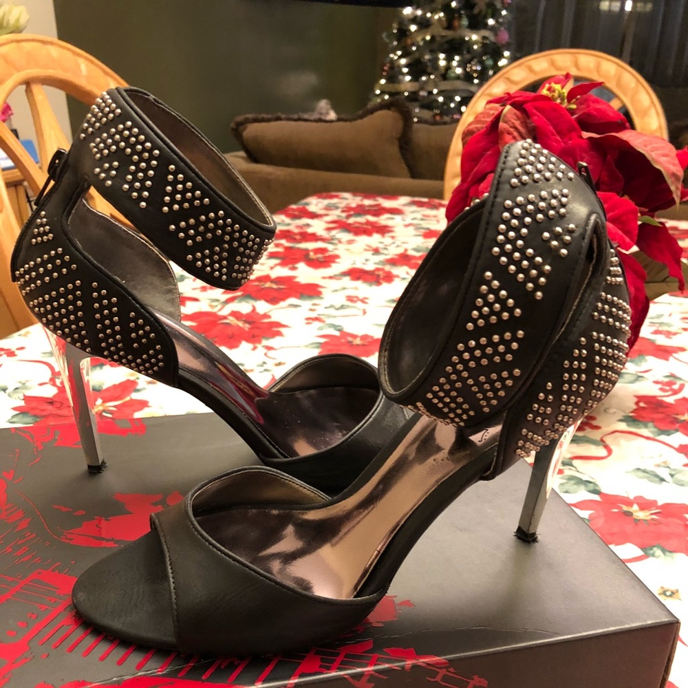Carlos By Carlos Santana Claret Ankle Strap Heel